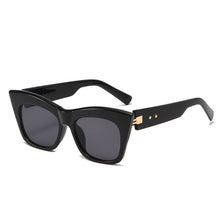Load image into Gallery viewer, Retro Women Cat Eye Sunglasses Brand Designer Ladies Sun Glasses Ins Trending Shades UV400 Leopard Black Eyeglasses
