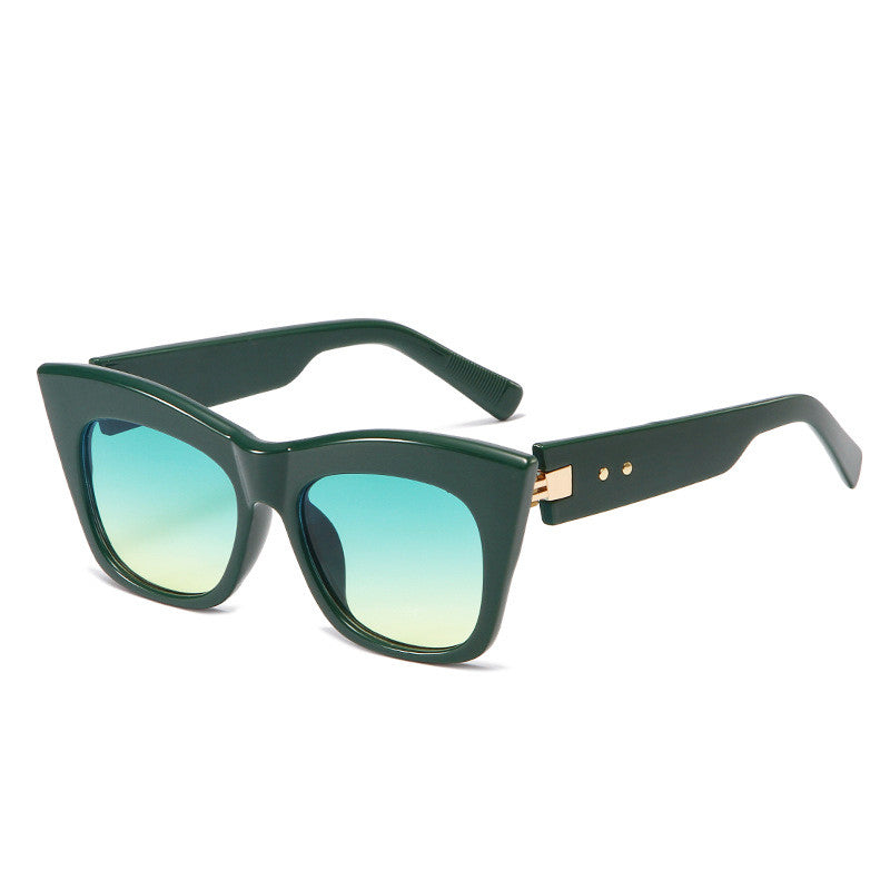 Retro Women Cat Eye Sunglasses Brand Designer Ladies Sun Glasses Ins Trending Shades UV400 Leopard Black Eyeglasses