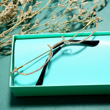 Load image into Gallery viewer, Rhinestone Chain Eyeglass Frames Women Diamond Sunglasses Frames For Female Men Colorful Glasses Frames Eyewear Sunglasses