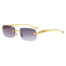 Load image into Gallery viewer, Rimless Rectangle Sunglasses Women Men Shades Brand Designer Gradient UV400 Sun Glasses Retro Frameless Sunglasses