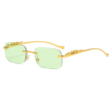 Load image into Gallery viewer, Rimless Rectangle Sunglasses Women Men Shades Brand Designer Gradient UV400 Sun Glasses Retro Frameless Sunglasses