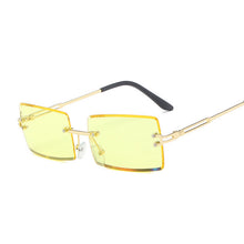Load image into Gallery viewer, Rimless Rectangle Sunglasses Women Men Shades Brand Designer Gradient UV400 Sun Glasses Retro Frameless