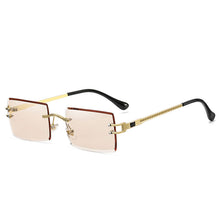 Load image into Gallery viewer, Rimless Rectangle Sunglasses for Women Frameless Square Glasses for Men Ultralight UV400 Eyewear Unisex