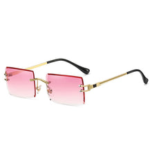 Load image into Gallery viewer, Rimless Rectangle Sunglasses for Women Frameless Square Glasses for Men Ultralight UV400 Eyewear Unisex