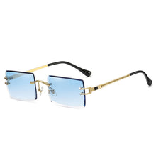 Load image into Gallery viewer, Rimless Rectangle Sunglasses for Women Frameless Square Glasses for Men Ultralight UV400 Eyewear Unisex