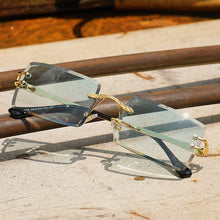 Load image into Gallery viewer, Rimless Rectangle Sunglasses for Women Frameless Square Glasses for Men Ultralight UV400 Eyewear Unisex