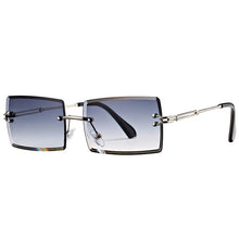 Carica l&#39;immagine nel visualizzatore di Gallery, Rimless Rectangle Sunglasses for Women Trendy Frameless Square Shades for Men Ultralight UV400 Eyewear Unisex