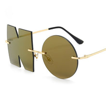 Load image into Gallery viewer, Rimless Unique NO Sunglasses Women Men Personalized Irregular Metal Sun Glasses  Fancy Shades UV400 Eyewear 2022