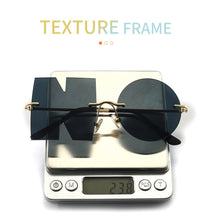 Load image into Gallery viewer, Rimless Unique NO Sunglasses Women Men Personalized Irregular Metal Sun Glasses  Fancy Shades UV400 Eyewear 2022