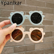 Load image into Gallery viewer, Round Frame Cute Little Bear Children&#39;s Sunglasses Simplicity Ultra Light shading Eye Protection Children&#39;s Sunglasses