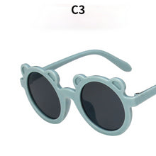 Load image into Gallery viewer, Round Frame Cute Little Bear Children&#39;s Sunglasses Simplicity Ultra Light shading Eye Protection Children&#39;s Sunglasses