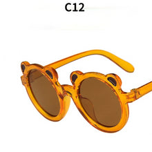 Load image into Gallery viewer, Round Frame Cute Little Bear Children&#39;s Sunglasses Simplicity Ultra Light shading Eye Protection Children&#39;s Sunglasses