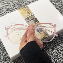 Load image into Gallery viewer, Round Frame Men&#39;s Computer Game Goggles Transparent Simple Ladies Anti-blue Light Ultra-light Glasses Frame