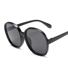 Load image into Gallery viewer, Round Frame Sunglasses Women Retro Brand Designer Brown Black Oversized Lady Sun Glasses Female Outdoor Driving