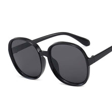 Load image into Gallery viewer, Round Frame Sunglasses Women Retro Brand Designer Brown Black Oversized Lady Sun Glasses Female Outdoor Driving