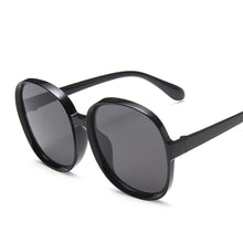 Load image into Gallery viewer, Round Frame Sunglasses Women Retro Brand Designer Brown Black Oversized Lady Sun Glasses Female Outdoor Driving