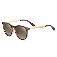 Load image into Gallery viewer, Round Polarized Sunglasses Men TR90 Frames Black Sun Glasses Shades for Women Eyewear lunette de soleil femme