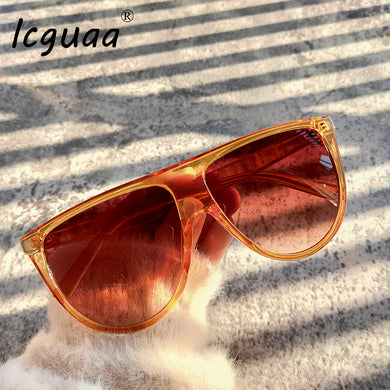 Round Sunglasses Women Brand Oversized Vintage  Gradient Sun Glasses sunnies Female Eyewear Oculos De Sol