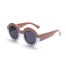 Load image into Gallery viewer, Round Sunglasses Women Punk Oversized Sun Glasses Men UV400 Shades Ladies Printed Bicolor Eyewear Gafas De Sol
