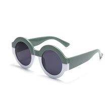 Carica l'immagine nel visualizzatore di Gallery, Round Sunglasses Women Punk Oversized Sun Glasses Men UV400 Shades Ladies Printed Bicolor Eyewear Gafas De Sol