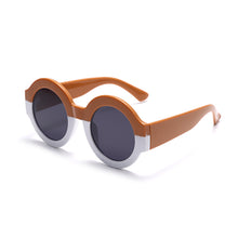 Carica l'immagine nel visualizzatore di Gallery, Round Sunglasses Women Punk Oversized Sun Glasses Men UV400 Shades Ladies Printed Bicolor Eyewear Gafas De Sol
