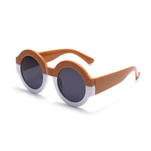 Load image into Gallery viewer, Round Sunglasses Women Punk Oversized Sun Glasses Men UV400 Shades Ladies Printed Bicolor Eyewear Gafas De Sol