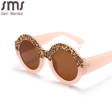 Carica l'immagine nel visualizzatore di Gallery, Round Sunglasses Women Punk Oversized Sun Glasses Men UV400 Shades Ladies Printed Bicolor Eyewear Gafas De Sol