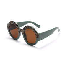 Load image into Gallery viewer, Round Sunglasses Women Punk Oversized Sun Glasses Men UV400 Shades Ladies Printed Bicolor Eyewear Gafas De Sol