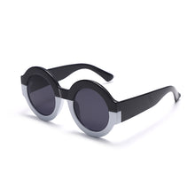 Carica l'immagine nel visualizzatore di Gallery, Round Sunglasses Women Punk Oversized Sun Glasses Men UV400 Shades Ladies Printed Bicolor Eyewear Gafas De Sol