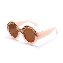 Carica l'immagine nel visualizzatore di Gallery, Round Sunglasses Women Punk Oversized Sun Glasses Men UV400 Shades Ladies Printed Bicolor Eyewear Gafas De Sol
