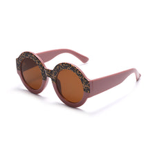Carica l'immagine nel visualizzatore di Gallery, Round Sunglasses Women Punk Oversized Sun Glasses Men UV400 Shades Ladies Printed Bicolor Eyewear Gafas De Sol