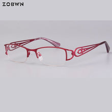 Load image into Gallery viewer, Semi-Rimless Frame women Men Retro montures de lunette de soleil for ladies 3 colors oculos sem grau,lentilles optique gafas