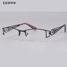 Load image into Gallery viewer, Semi-Rimless Frame women Men Retro montures de lunette de soleil for ladies 3 colors oculos sem grau,lentilles optique gafas