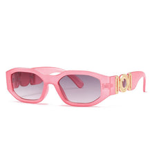 Load image into Gallery viewer, Small Frame Sunglasses, European and American Modern Personality Men&#39;s and Women&#39;s Sunglasses, Diamond Pearlescent Glasses