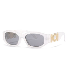 Load image into Gallery viewer, Small Frame Sunglasses, European and American Modern Personality Men&#39;s and Women&#39;s Sunglasses, Diamond Pearlescent Glasses