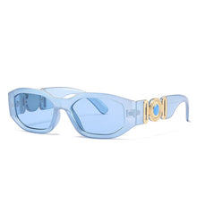 Load image into Gallery viewer, Small Frame Sunglasses, European and American Modern Personality Men&#39;s and Women&#39;s Sunglasses, Diamond Pearlescent Glasses