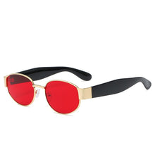 Load image into Gallery viewer, Small Oval Women Sunglasses Retro Metal Sun Glasses Men Brand Designer Vintage Female Cat Eye Shades UV400 Eyewear GOGGLES