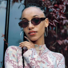 Load image into Gallery viewer, Small Oval Women Sunglasses Retro Metal Sun Glasses Men Brand Designer Vintage Female Cat Eye Shades UV400 Eyewear GOGGLES