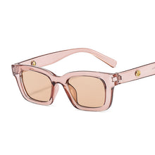 Load image into Gallery viewer, Small Sunglasses Women Trendy Vintage Brand Designer Hip Hop Square Leopard Sun Glasses Female Lady Eyewear UV400