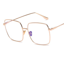Carica l'immagine nel visualizzatore di Gallery, Spectacles Square Transparent Glasses Women Vintage Round Computer Anti blue Eyeglasses Ladies Fashion Retro Clear