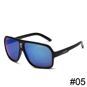 Square Carrera Sunglasses Men Vintage Retro Sports Driving Sun Glasses Oversize Colorful Outdoor Eyewear gafas de sol hombre