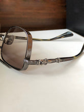 Load image into Gallery viewer, Square Edging Ultra Light Titanium Alloy Men&#39;s Sunglasses Retro Totem Design Punk Style Cool Sun Shading UV Protecti