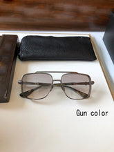 Load image into Gallery viewer, Square Edging Ultra Light Titanium Alloy Men&#39;s Sunglasses Retro Totem Design Punk Style Cool Sun Shading UV Protecti
