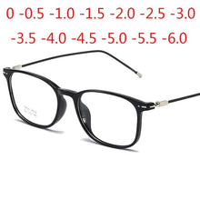Load image into Gallery viewer, Square Finished Myopia Glasses Women Men Metal Thin Legs Short Sight Spectacles Diopter -1.0 -1.5 -2.0 -2.5 -3.0 To -8.0