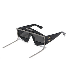 Load image into Gallery viewer, Square Ladies  Designer Sunglasses Women 2023  Brand Oversized Sunglasses Women 2023