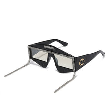 Load image into Gallery viewer, Square Ladies  Designer Sunglasses Women 2023  Brand Oversized Sunglasses Women 2023