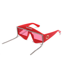 Load image into Gallery viewer, Square Ladies  Designer Sunglasses Women 2023  Brand Oversized Sunglasses Women 2023