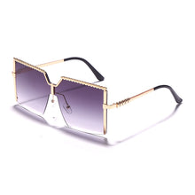 Load image into Gallery viewer, Square Rimless Sunglasses Women 2023 Brand Designer Semi-Rimless Ladies Trendy Y2K Gradient Sunglasses Sunglasses Women
