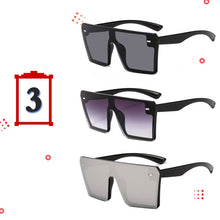 Load image into Gallery viewer, Square Sunglasses Men Women 2023 Brand Designer Mirror Silver Black Blue Sun Glasses For Male Luxulry Eyewear UV400