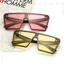 Load image into Gallery viewer, Square Sunglasses Men Women 2023 Brand Designer Mirror Silver Black Blue Sun Glasses For Male Luxulry Eyewear UV400